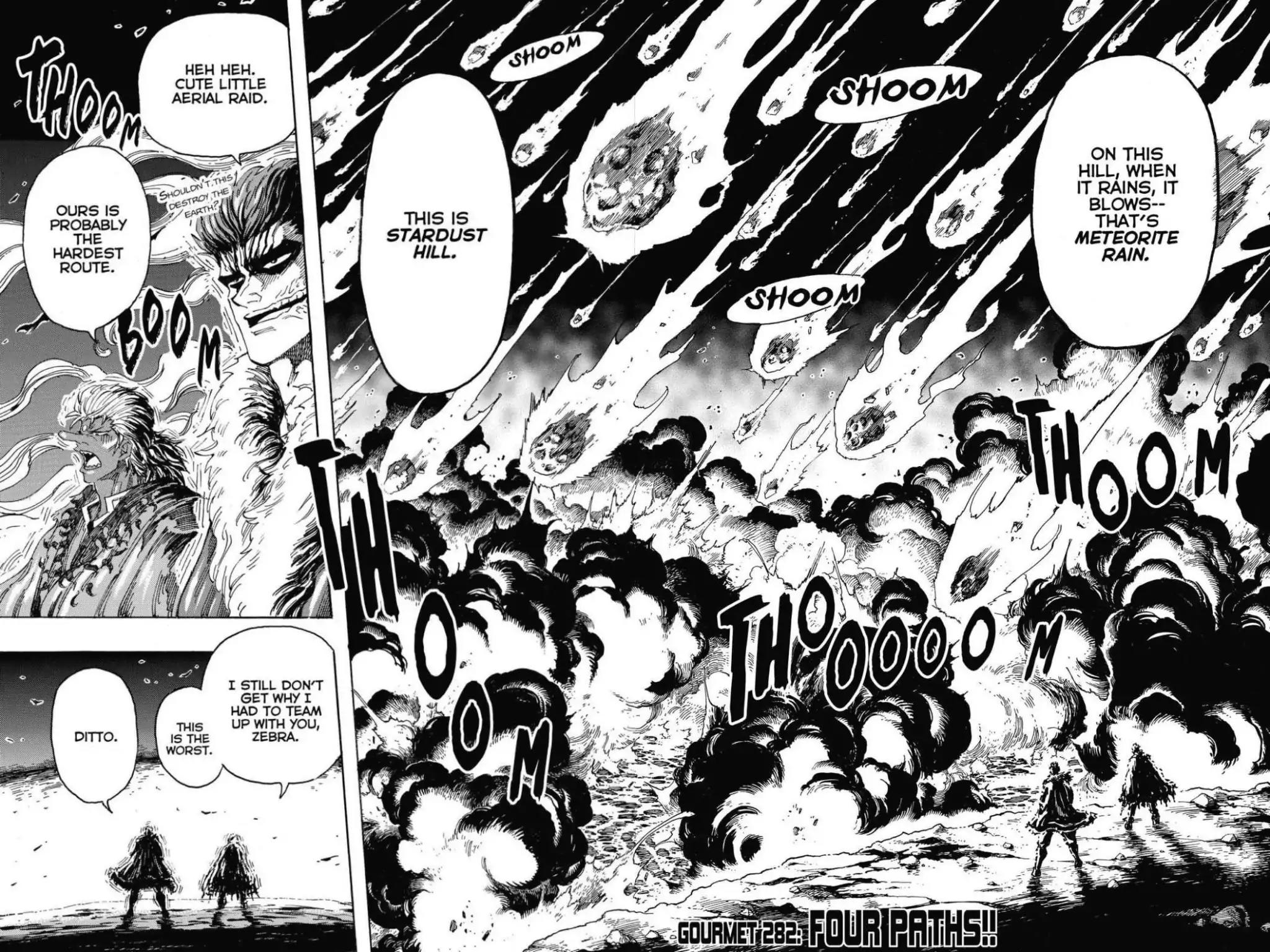Toriko Chapter 282 page 2 - Chapter 282: Vol.31 Gourmet 282: Four Paths!!