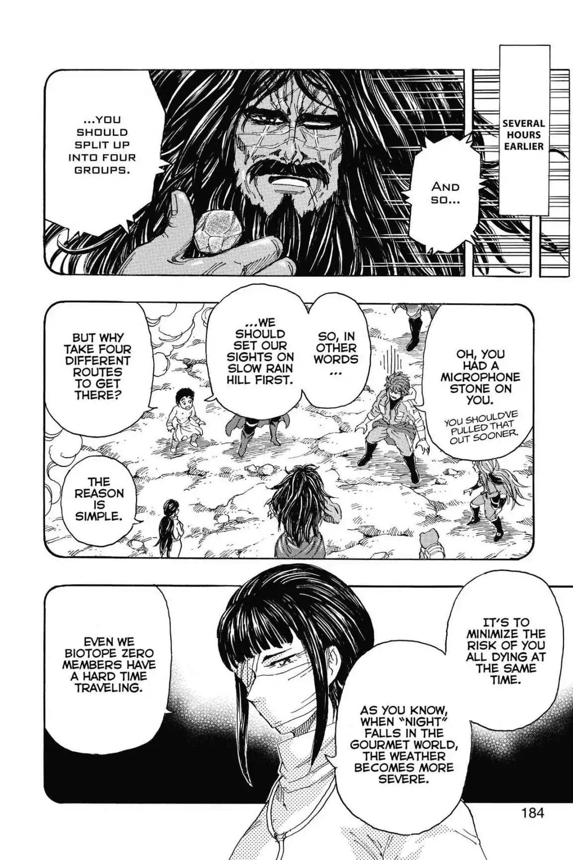 Toriko Chapter 282 page 3 - Chapter 282: Vol.31 Gourmet 282: Four Paths!!