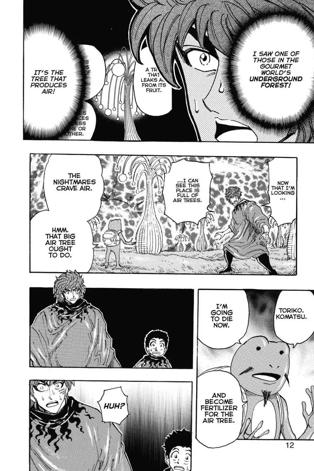 Toriko Chapter 283 page 11 - Chapter 283: Vol.32 Gourmet 283: Nightmare Sacrifice!!