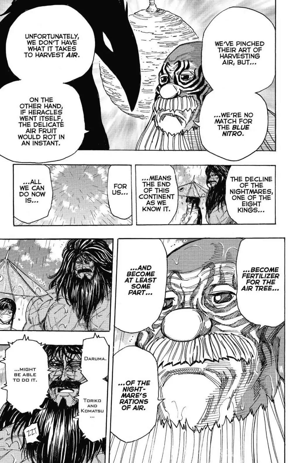 Toriko Chapter 283 page 21 - Chapter 283: Vol.32 Gourmet 283: Nightmare Sacrifice!!