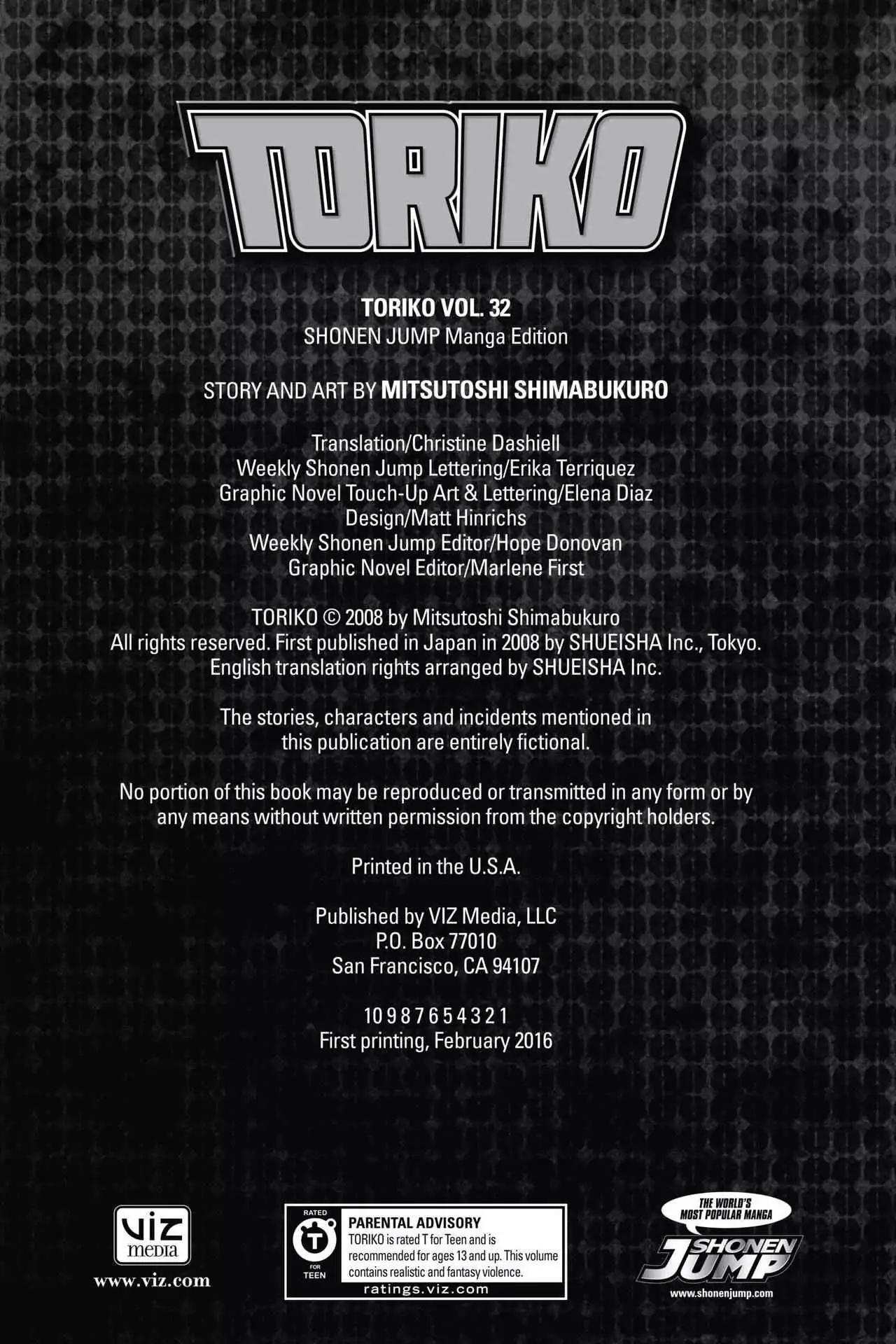 Toriko Chapter 283 page 3 - Chapter 283: Vol.32 Gourmet 283: Nightmare Sacrifice!!