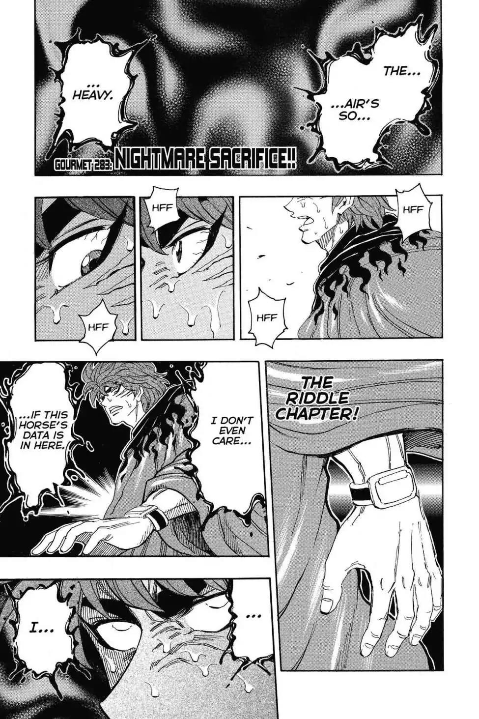 Toriko Chapter 283 page 7 - Chapter 283: Vol.32 Gourmet 283: Nightmare Sacrifice!!