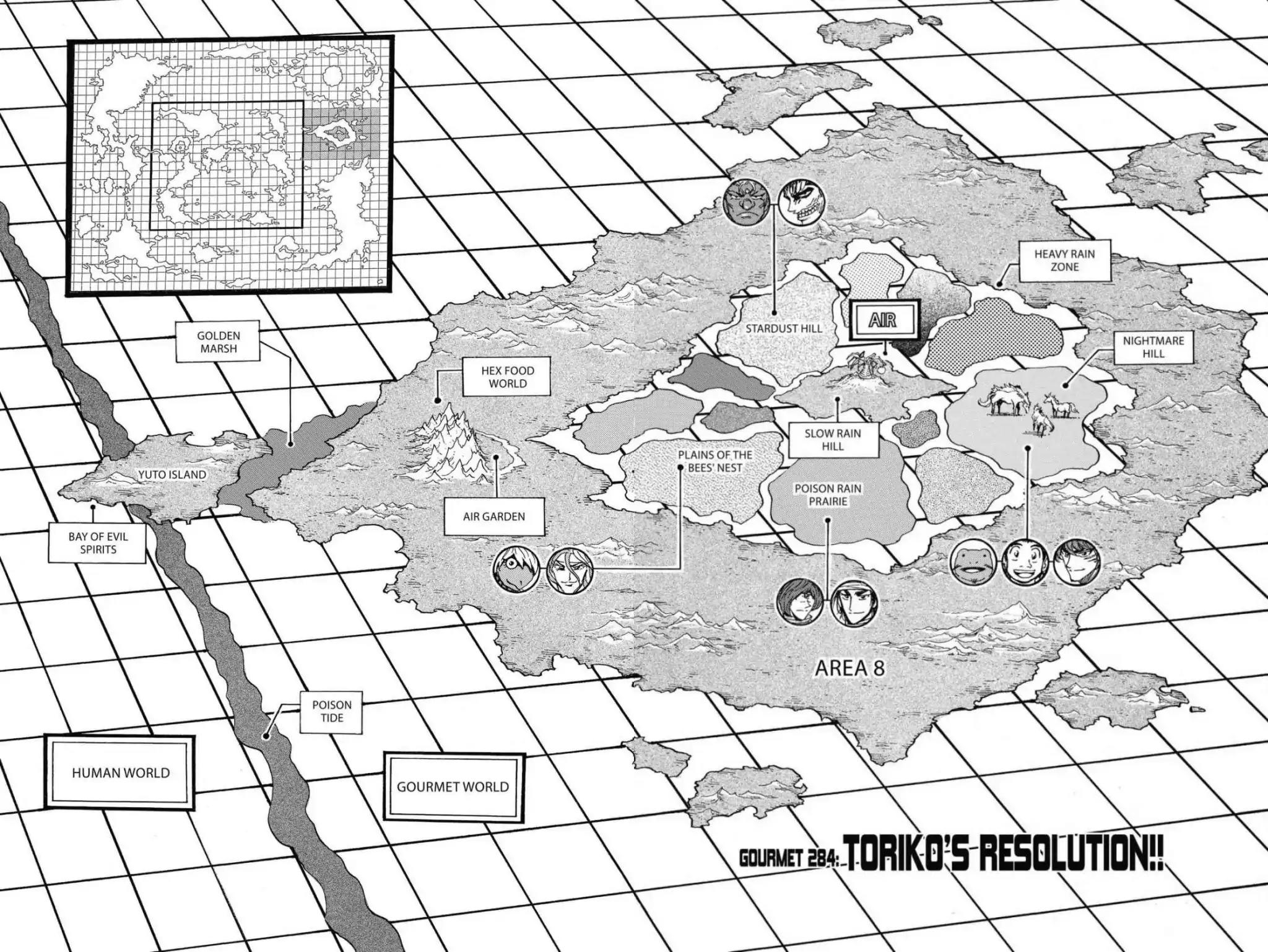 Toriko Chapter 284 page 2 - Chapter 284: Vol.32 Gourmet 284: Toriko's Resolution!!