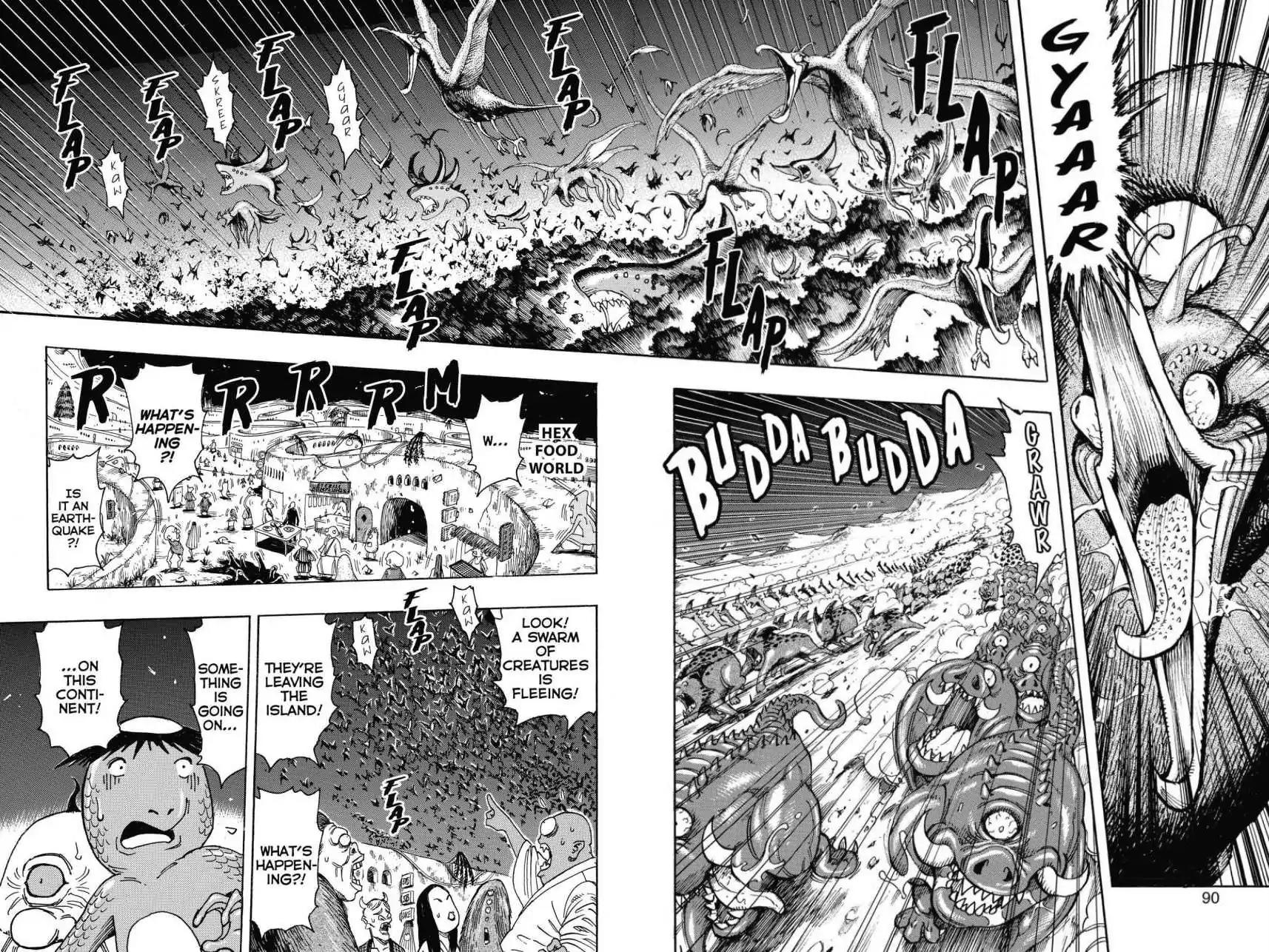 Toriko Chapter 287 page 3 - Chapter 287: Vol.32 Gourmet 287: Slow Rain and Air!!