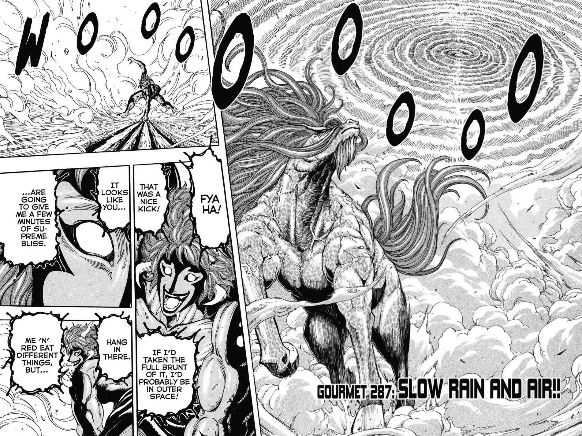 Toriko Chapter 287 page 6 - Chapter 287: Vol.32 Gourmet 287: Slow Rain and Air!!