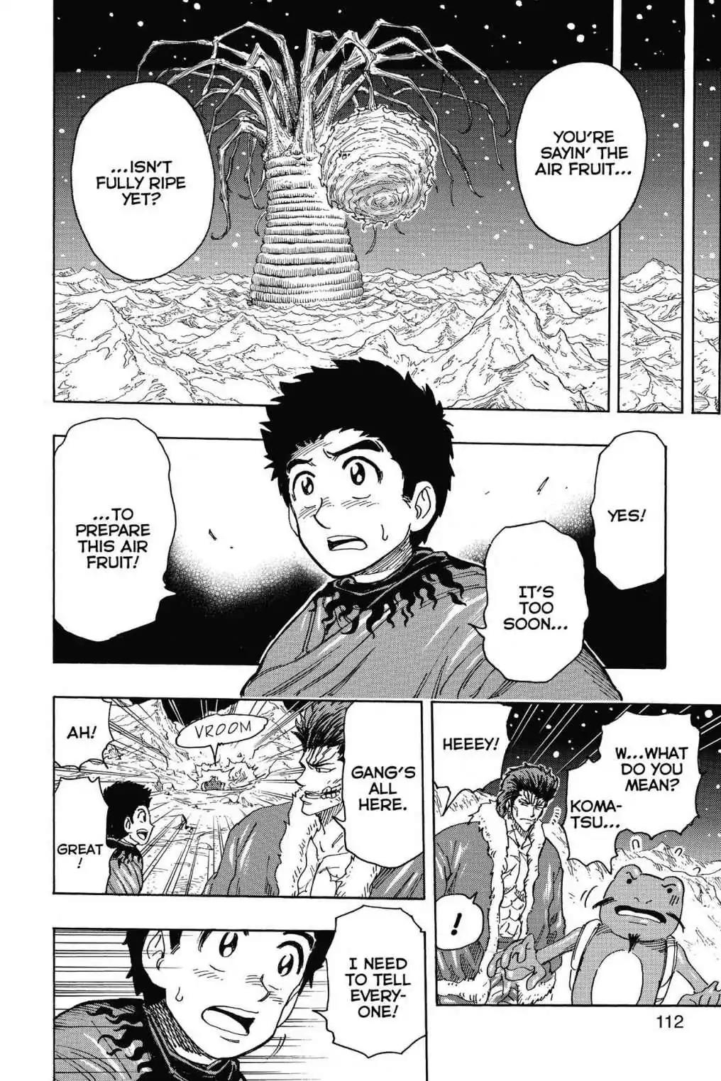 Toriko Chapter 288 page 6 - Chapter 288: Vol.32 Gourmet 288: Preparing Air!!