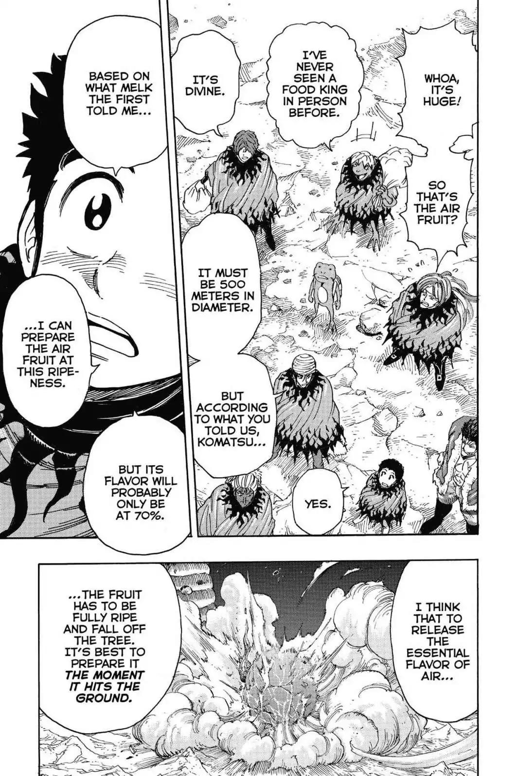 Toriko Chapter 288 page 7 - Chapter 288: Vol.32 Gourmet 288: Preparing Air!!