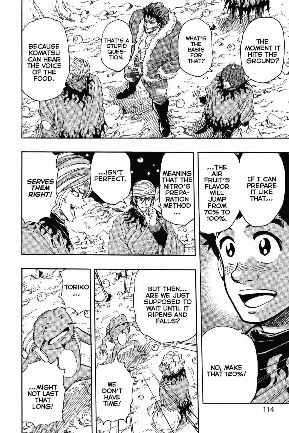 Toriko Chapter 288 page 8 - Chapter 288: Vol.32 Gourmet 288: Preparing Air!!