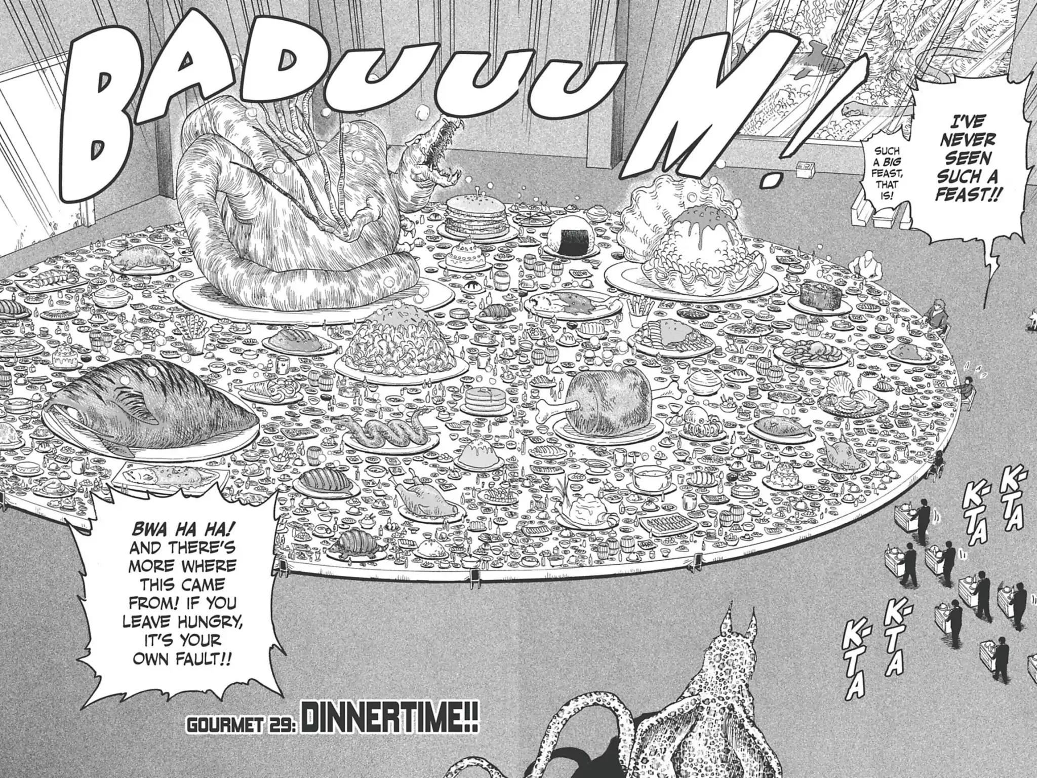 Toriko Chapter 29 page 2 - Chapter 29: Vol.4 Gourmet 29: Dinnertime!!