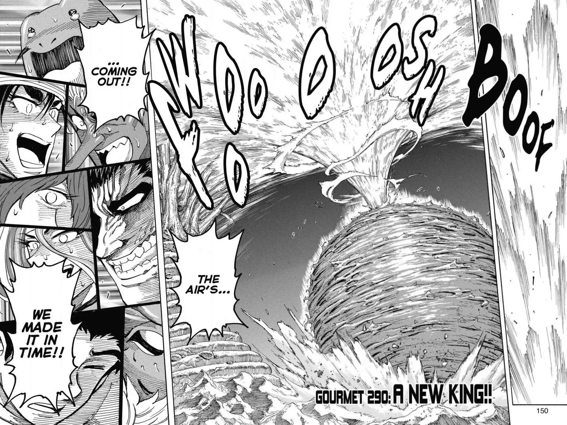 Toriko Chapter 290 page 2 - Chapter 290: Vol.32 Gourmet 290: A New King!!