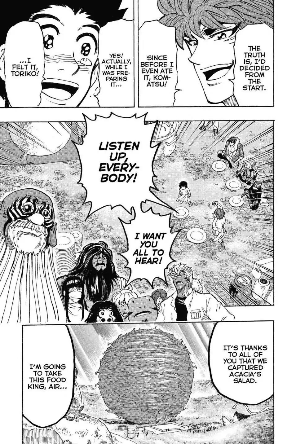 Toriko Chapter 291 page 15 - Chapter 291: Vol.32 Gourmet 291: Tastitng Air!!