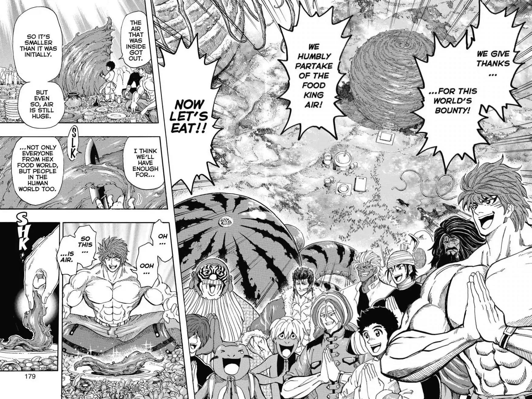 Toriko Chapter 291 page 9 - Chapter 291: Vol.32 Gourmet 291: Tastitng Air!!