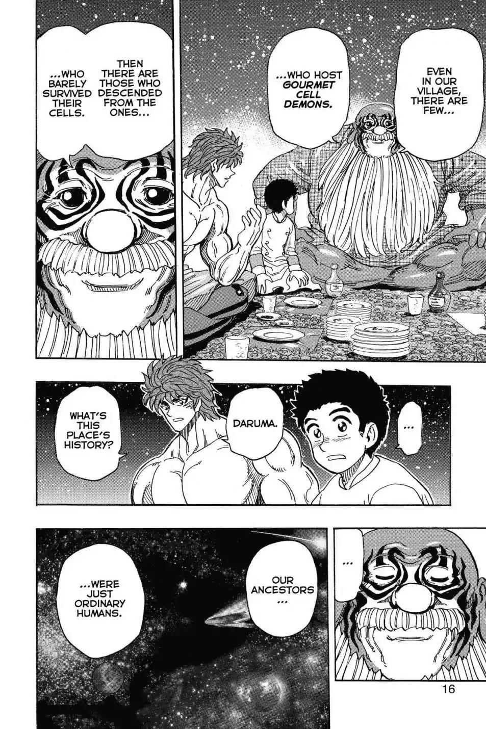 Toriko Chapter 292 page 15 - Chapter 292: Vol.33 Gourmet 292: Gourmet Cell Mystery!!