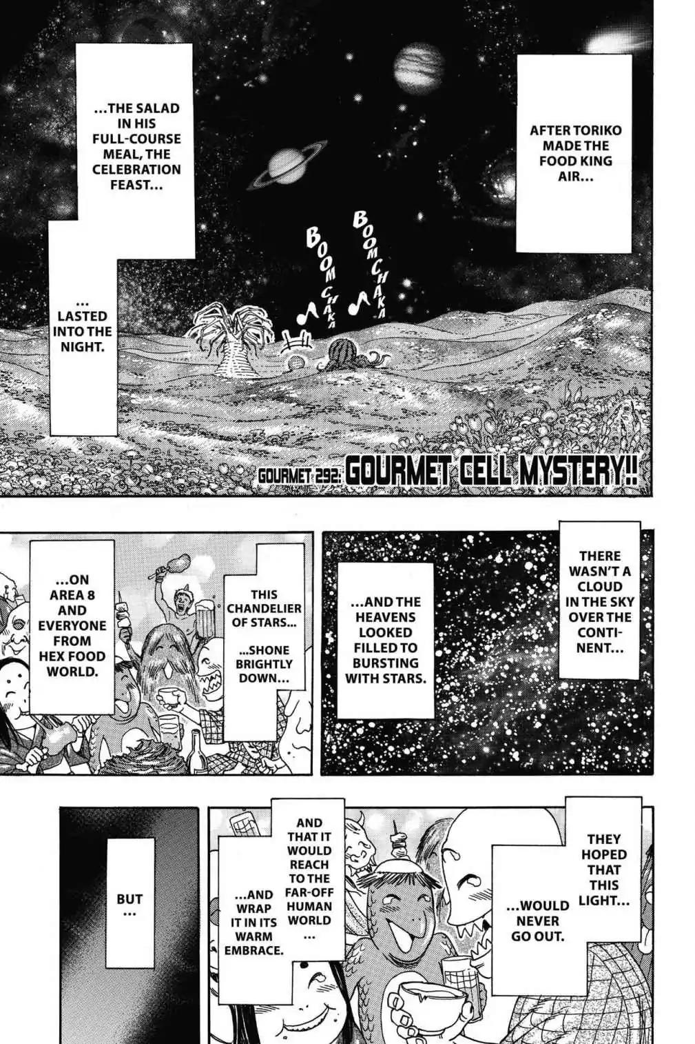 Toriko Chapter 292 page 7 - Chapter 292: Vol.33 Gourmet 292: Gourmet Cell Mystery!!