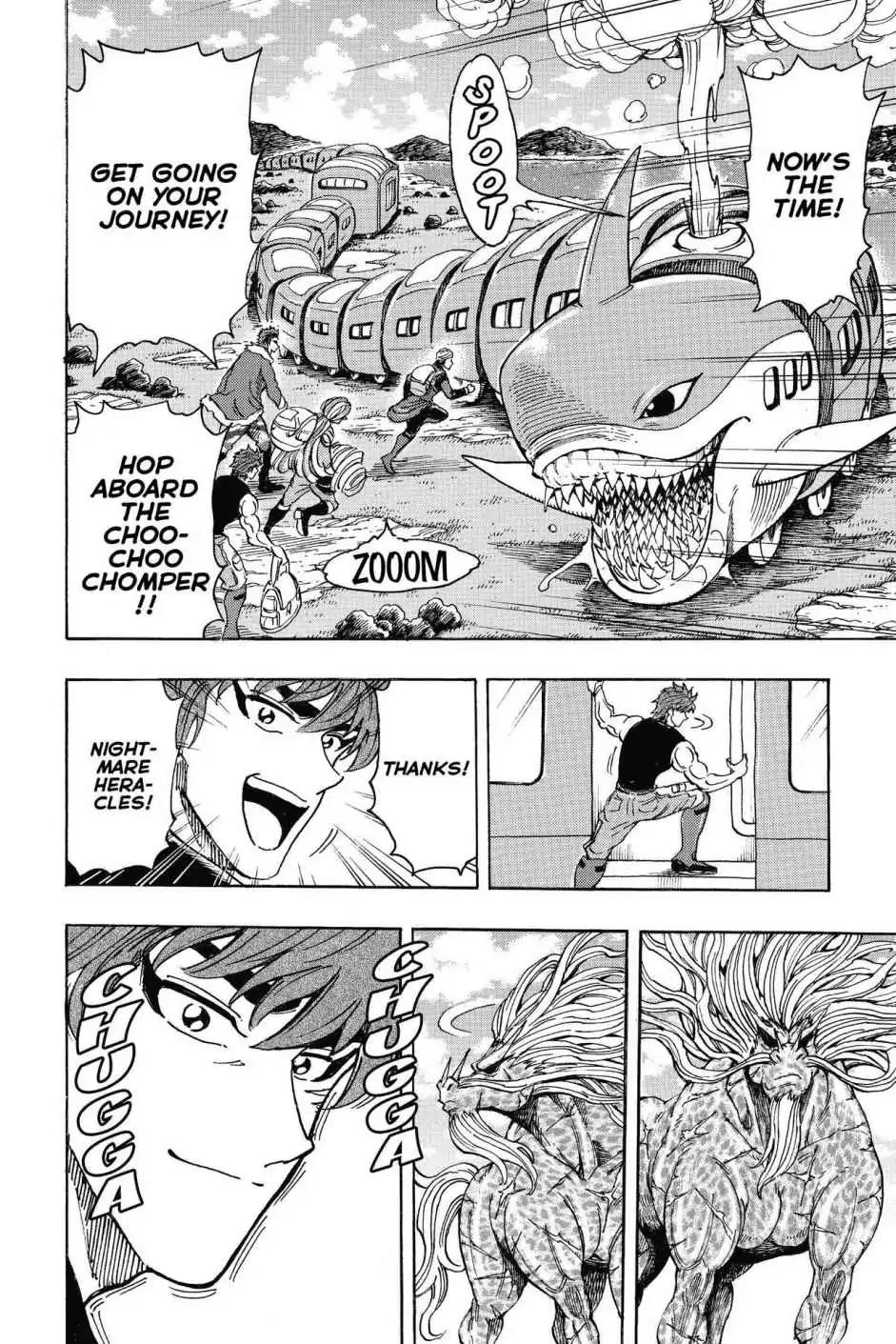 Toriko Chapter 295 page 18 - Chapter 295: Vol.33 Gourmet 295: Onward to Area 7!!
