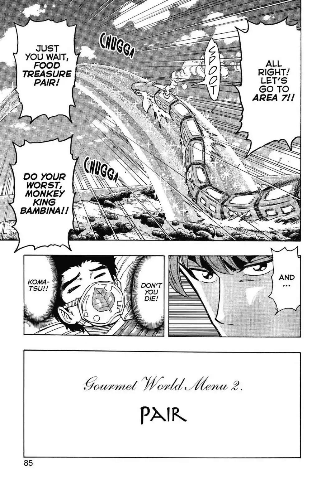 Toriko Chapter 295 page 19 - Chapter 295: Vol.33 Gourmet 295: Onward to Area 7!!