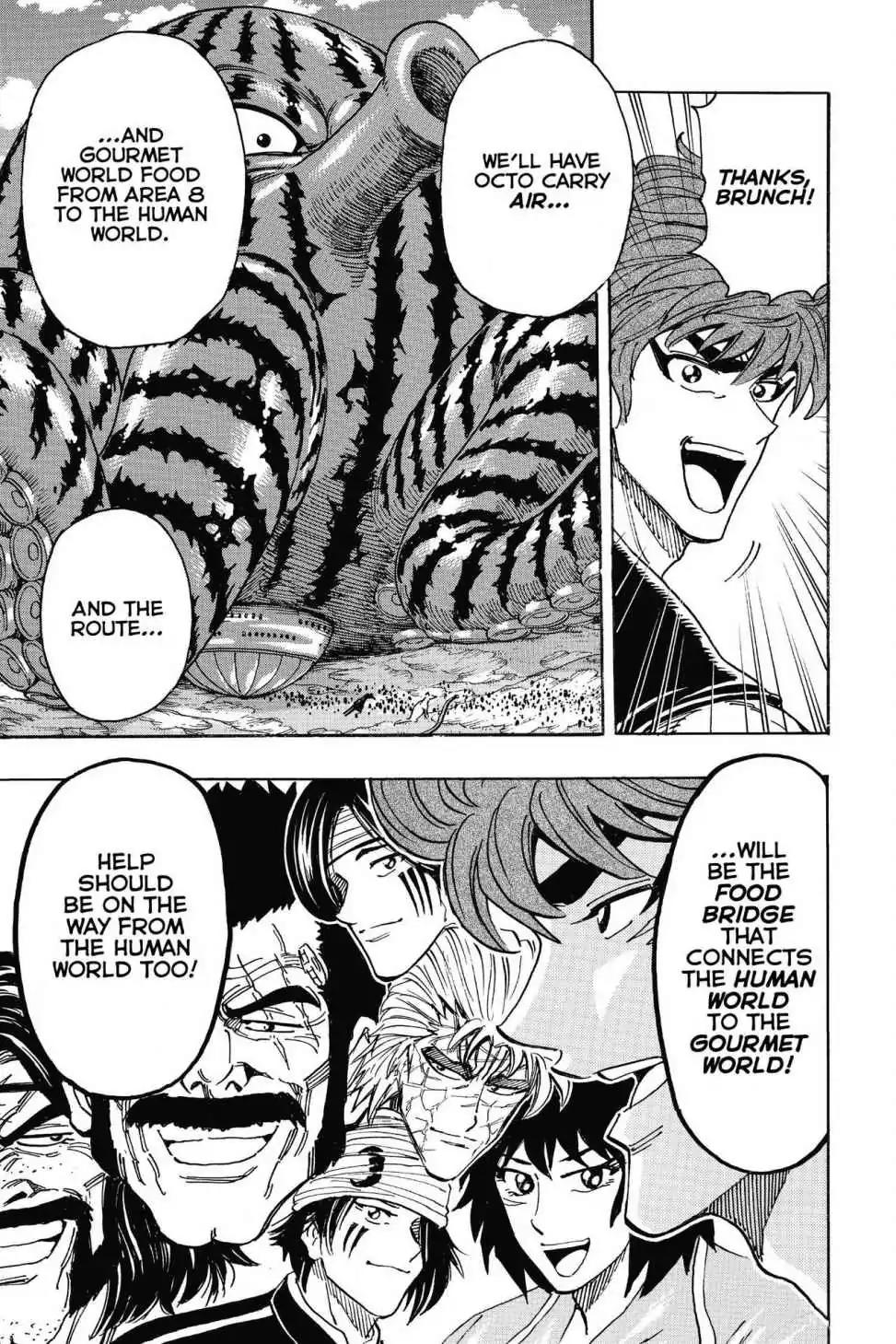 Toriko Chapter 295 page 3 - Chapter 295: Vol.33 Gourmet 295: Onward to Area 7!!