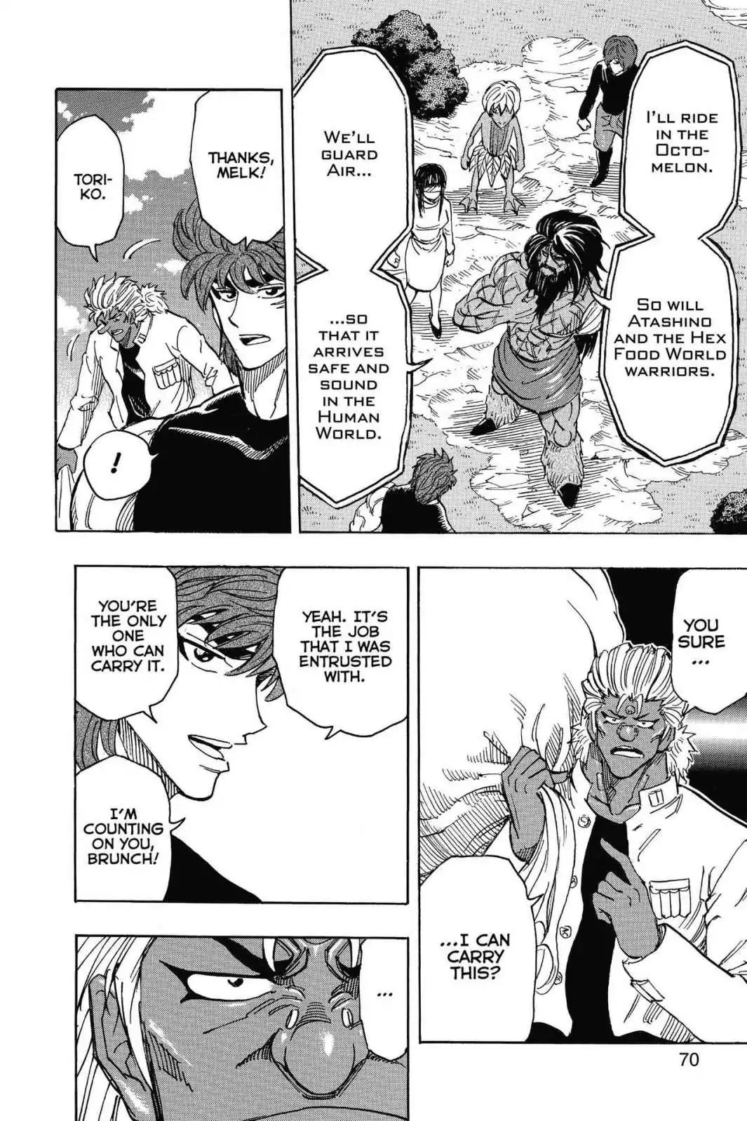 Toriko Chapter 295 page 4 - Chapter 295: Vol.33 Gourmet 295: Onward to Area 7!!