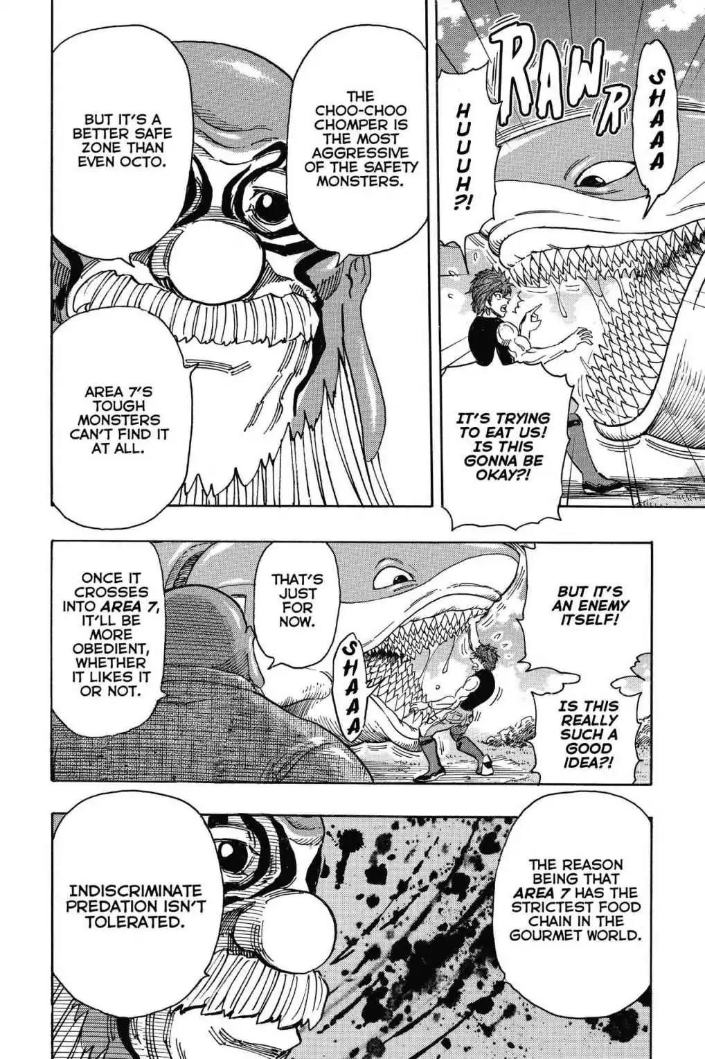 Toriko Chapter 295 page 8 - Chapter 295: Vol.33 Gourmet 295: Onward to Area 7!!