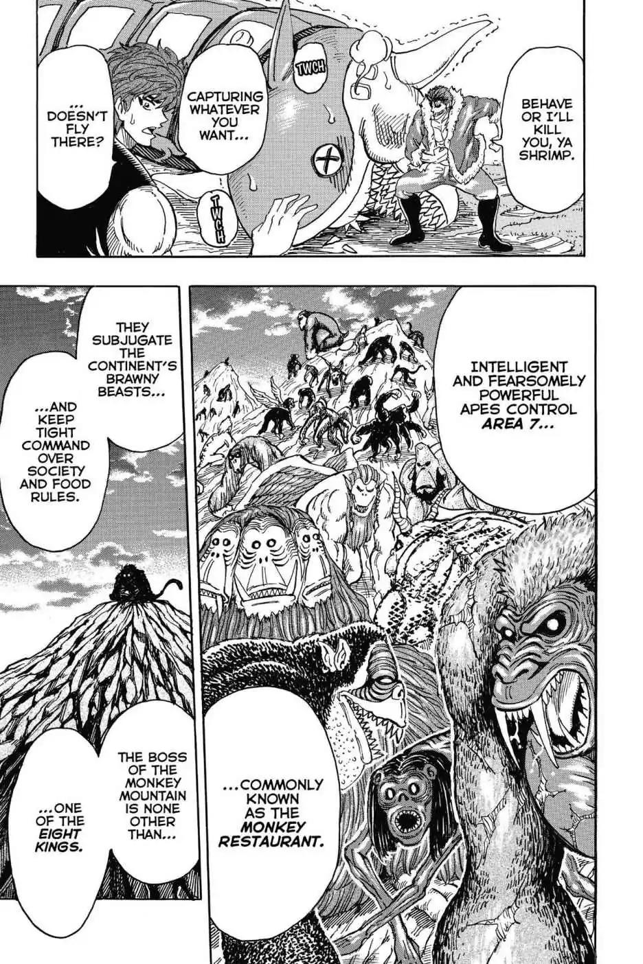 Toriko Chapter 295 page 9 - Chapter 295: Vol.33 Gourmet 295: Onward to Area 7!!