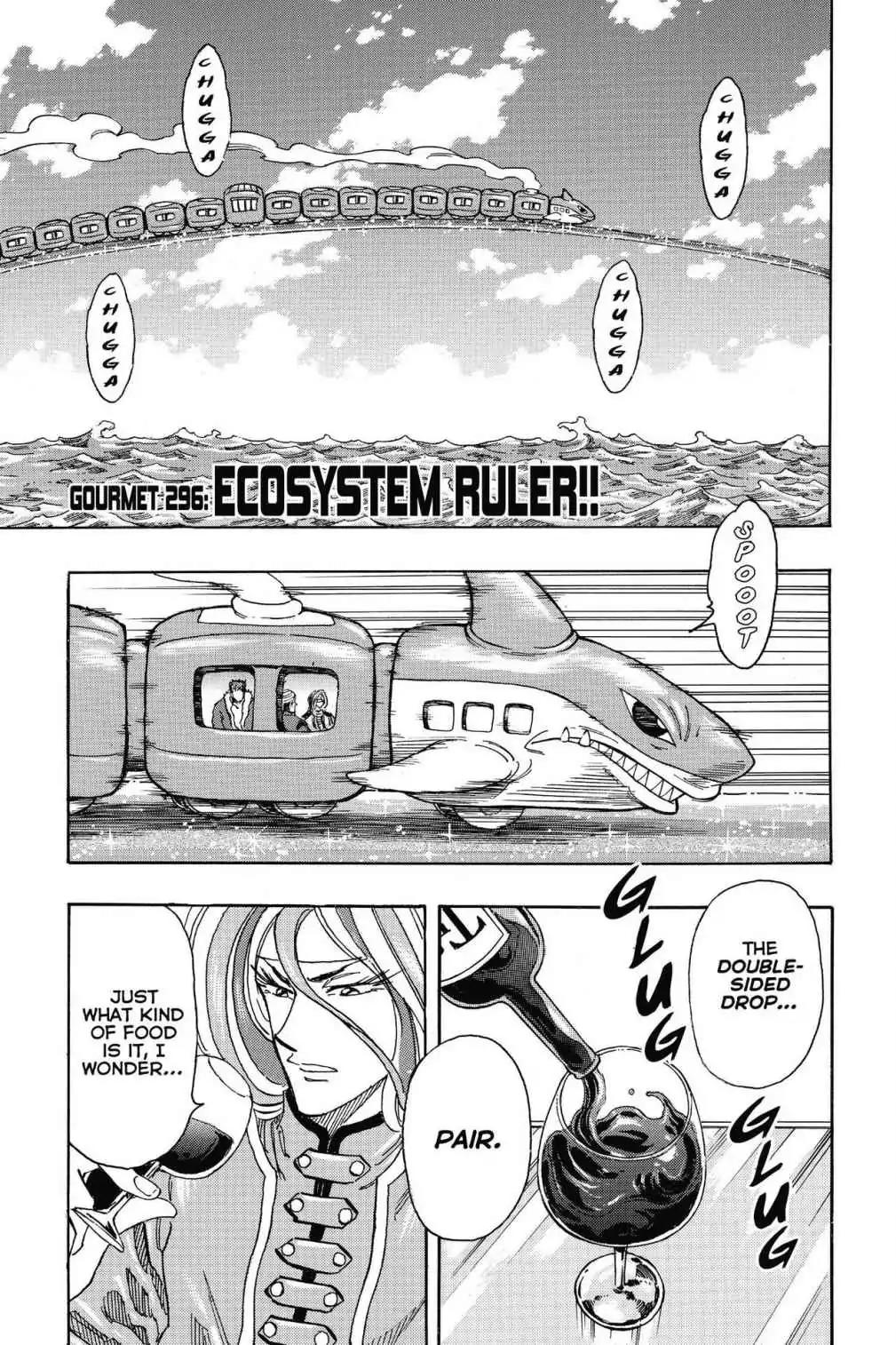 Toriko Chapter 296 page 1 - Chapter 296: Vol.33 Gourmet 296: Ecosystem Ruler!!