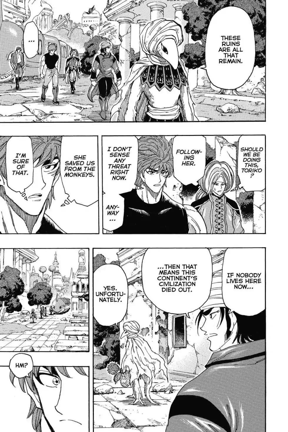 Toriko Chapter 298 page 3 - Chapter 298: Vol.33 Gourmet 298: Warning from the Ancients!!