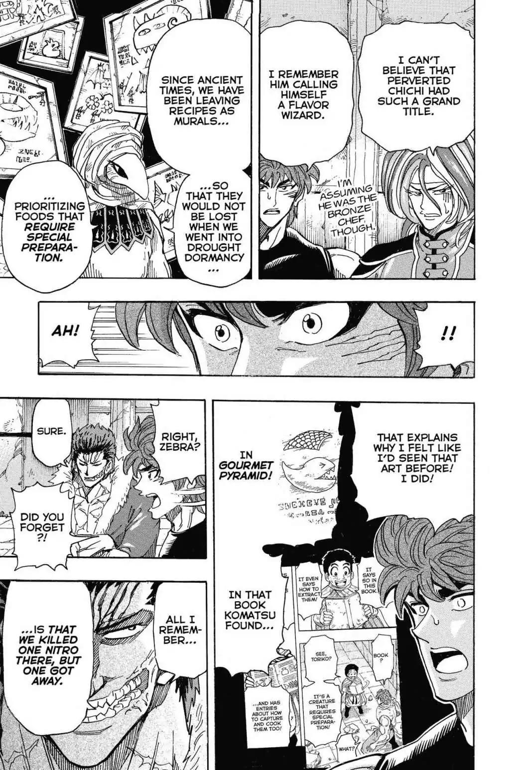 Toriko Chapter 298 page 9 - Chapter 298: Vol.33 Gourmet 298: Warning from the Ancients!!