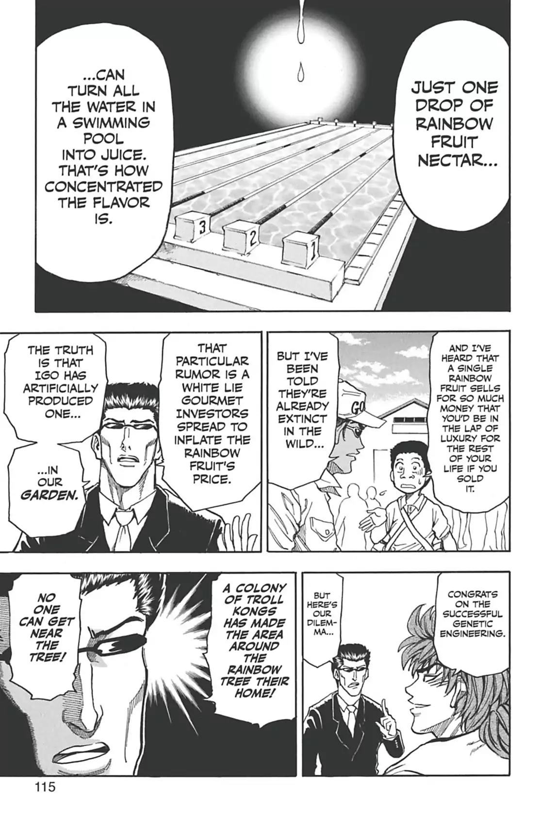 Toriko Chapter 3 page 16 - Chapter 3: Vol.1 Gourmet 3: Rainbow Fruit!!