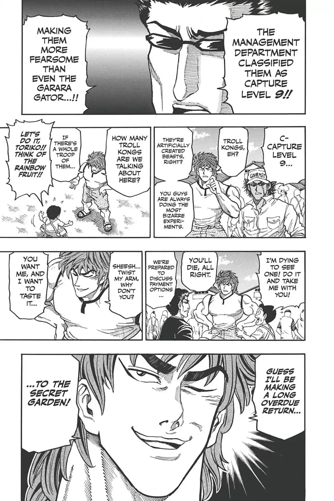 Toriko Chapter 3 page 18 - Chapter 3: Vol.1 Gourmet 3: Rainbow Fruit!!