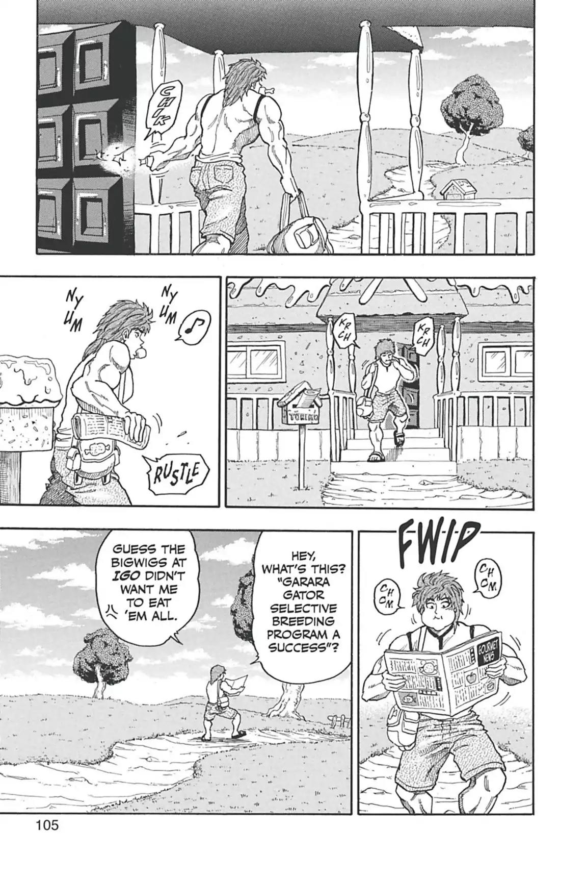 Toriko Chapter 3 page 7 - Chapter 3: Vol.1 Gourmet 3: Rainbow Fruit!!