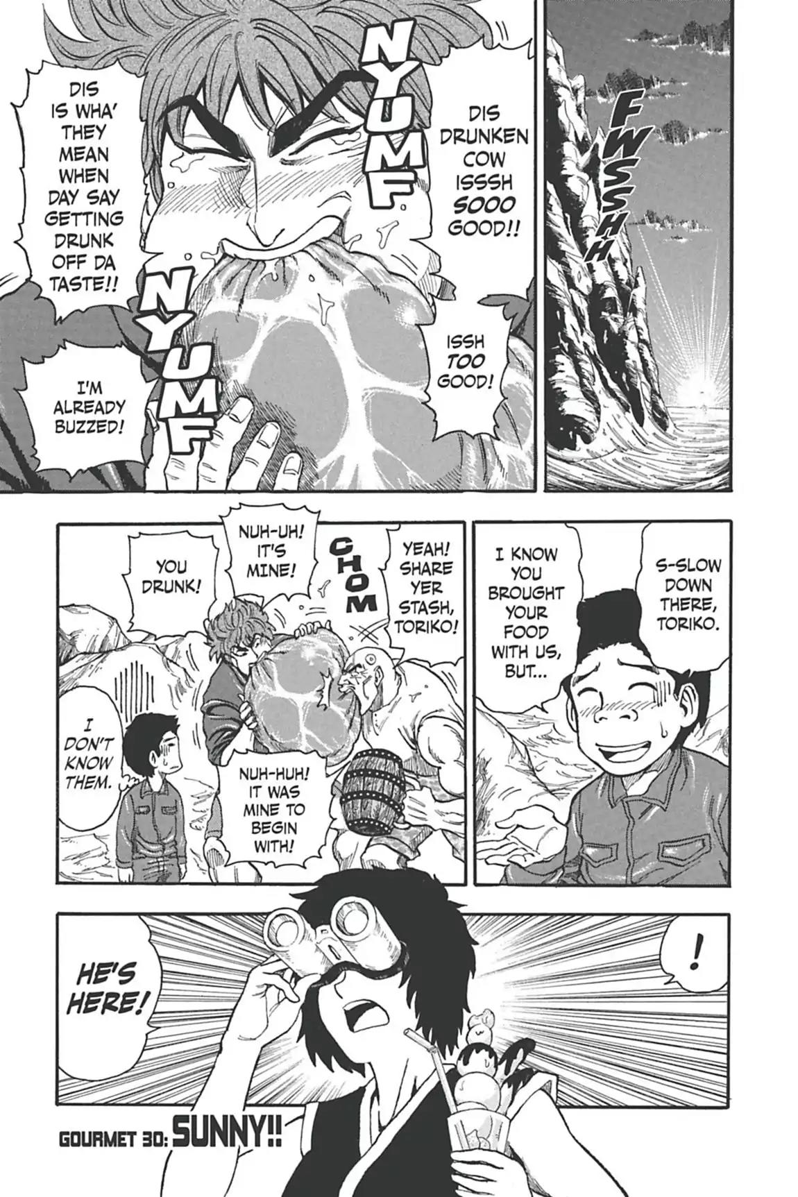 Toriko Chapter 30 page 1 - Chapter 30: Vol.4 Gourmet 30: Sunny!!