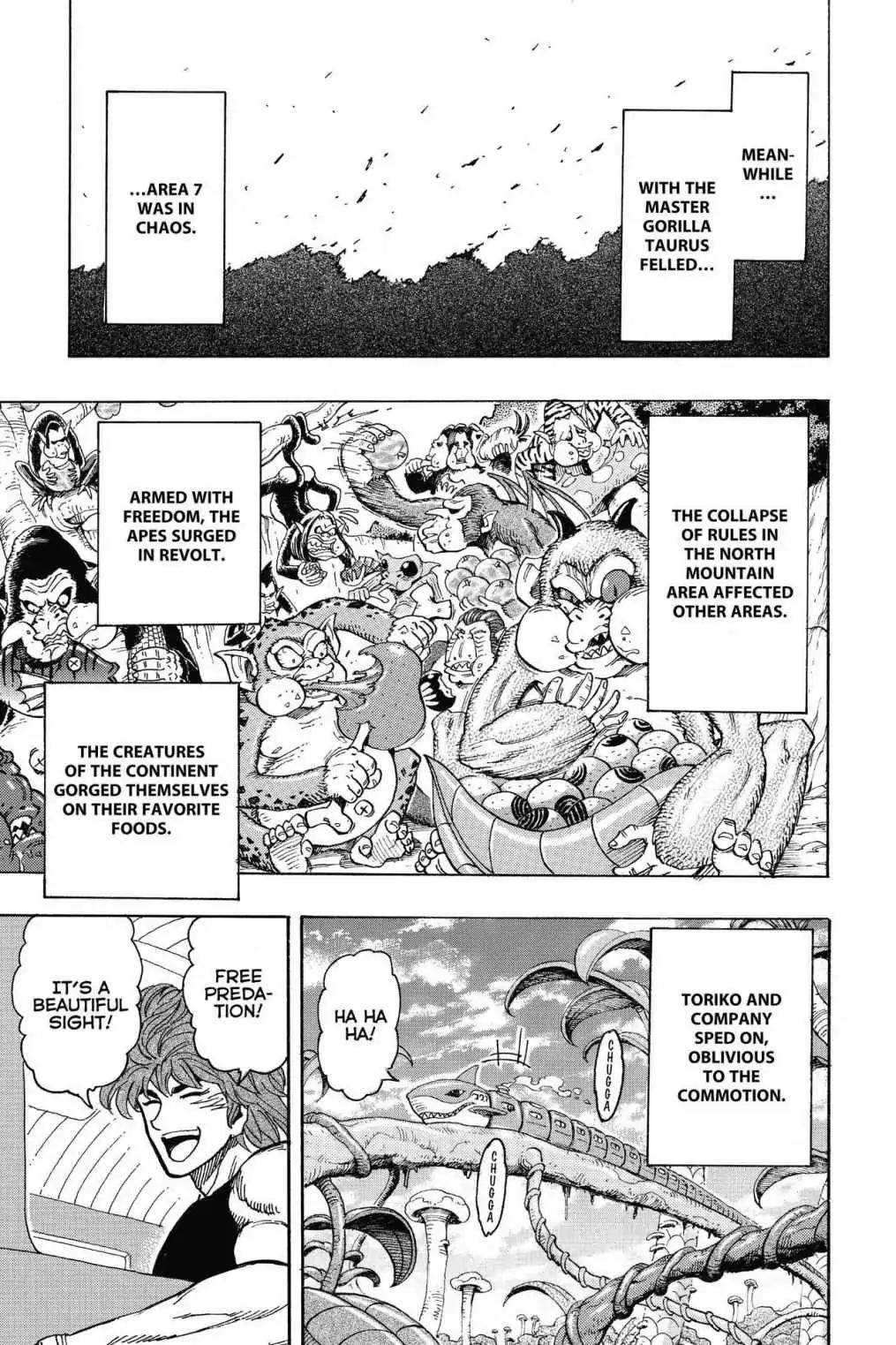 Toriko Chapter 301 page 18 - Chapter 301: Vol.34 Gourmet 301: King at Play!!