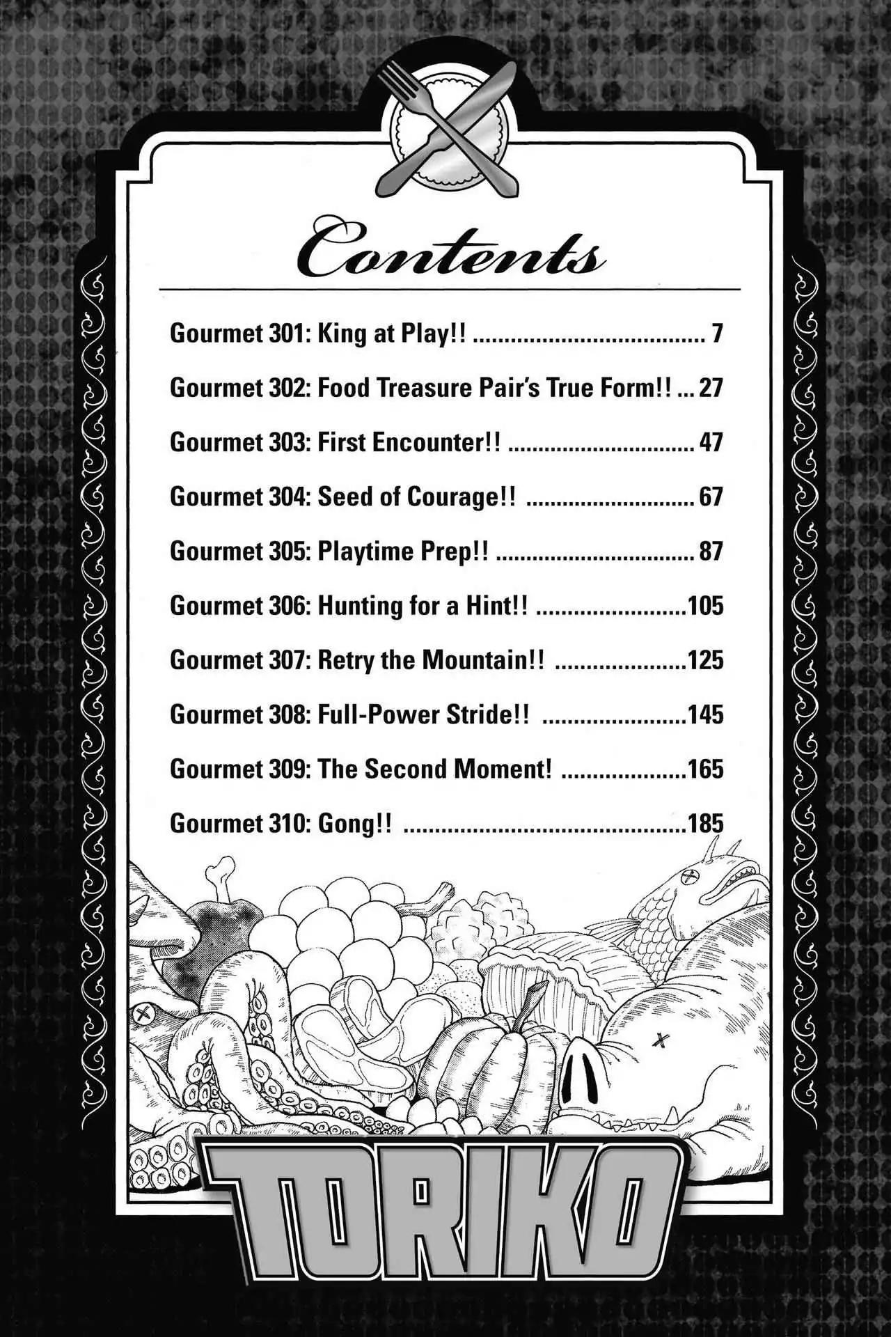 Toriko Chapter 301 page 6 - Chapter 301: Vol.34 Gourmet 301: King at Play!!