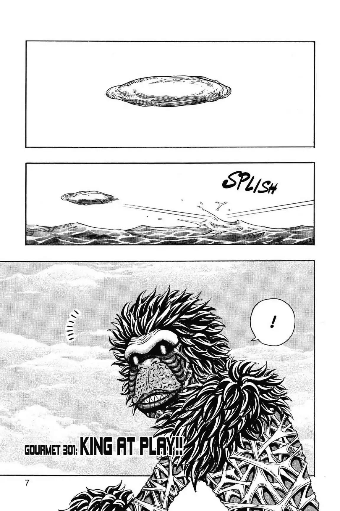 Toriko Chapter 301 page 7 - Chapter 301: Vol.34 Gourmet 301: King at Play!!