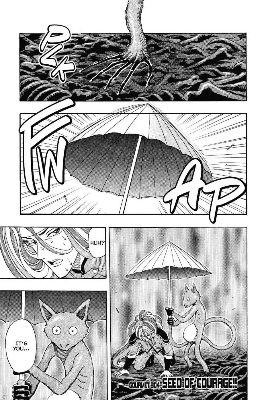 Toriko Chapter 304 page 1 - Chapter 304: Vol.34 Gourmet 304: Seed of Courage!!