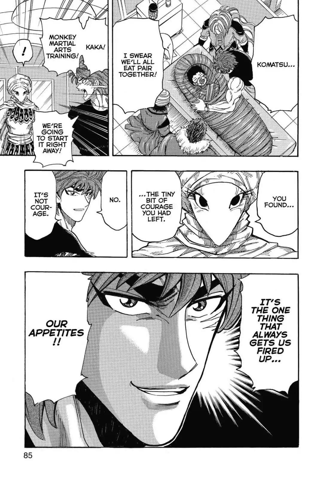 Toriko Chapter 304 page 19 - Chapter 304: Vol.34 Gourmet 304: Seed of Courage!!