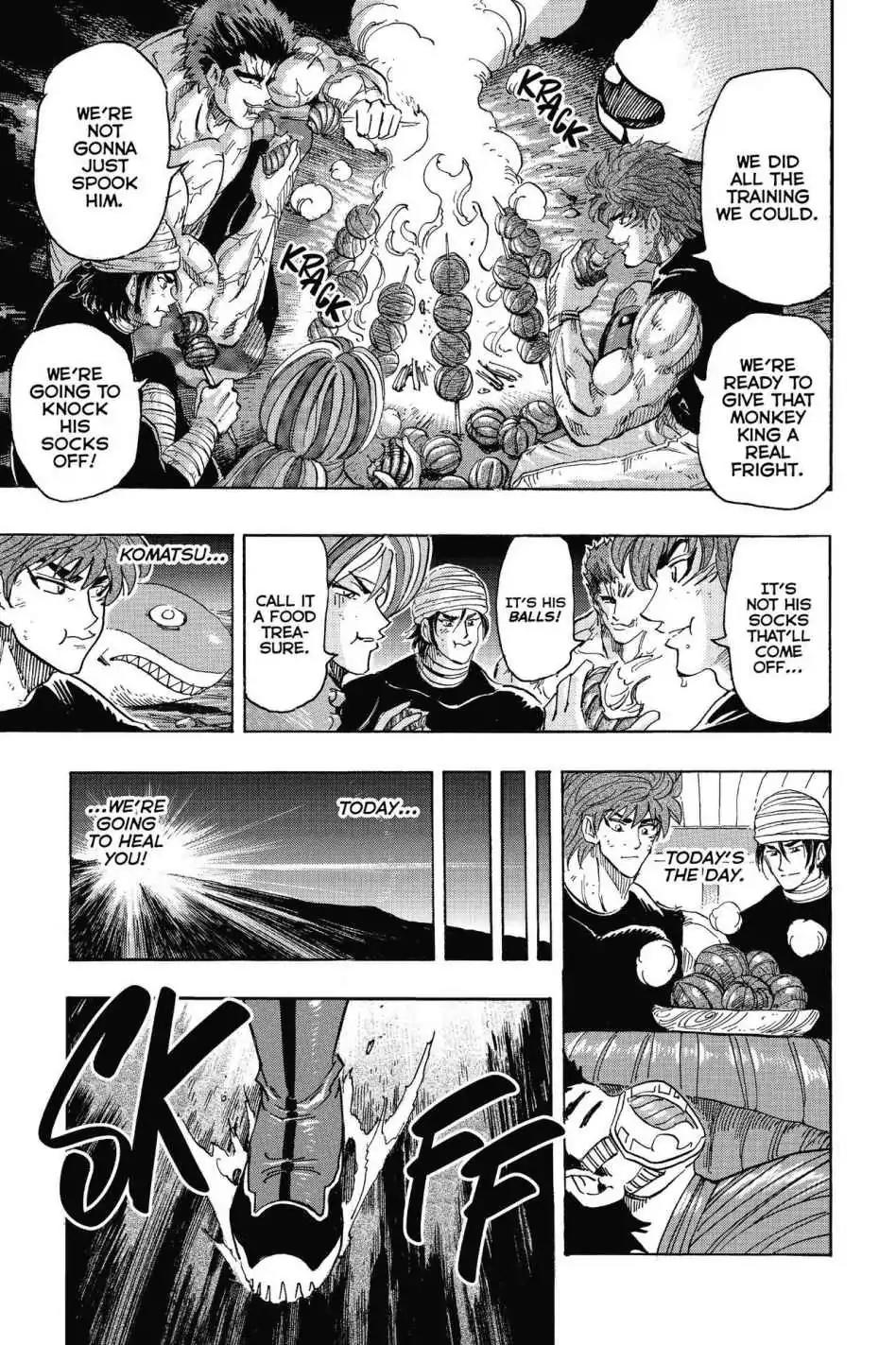 Toriko Chapter 307 page 17 - Chapter 307: Vol.34 Gourmet 307: Retry and Mountain!!