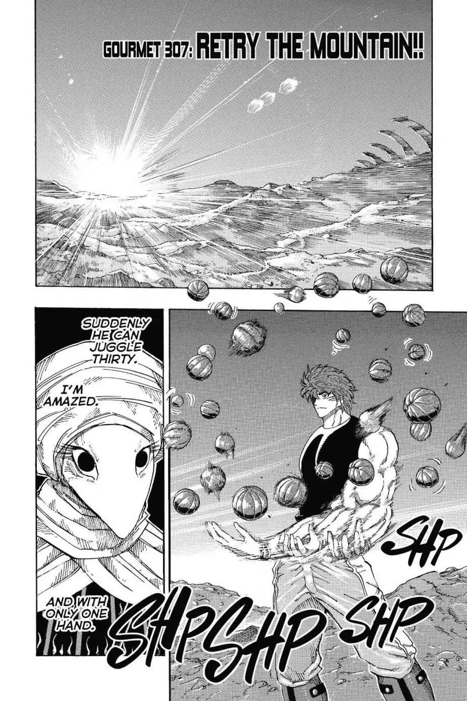 Toriko Chapter 307 page 2 - Chapter 307: Vol.34 Gourmet 307: Retry and Mountain!!