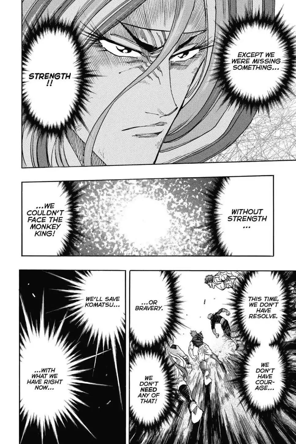 Toriko Chapter 308 page 14 - Chapter 308: Vol.34 Gourmet 308: Full-Power Stride!!