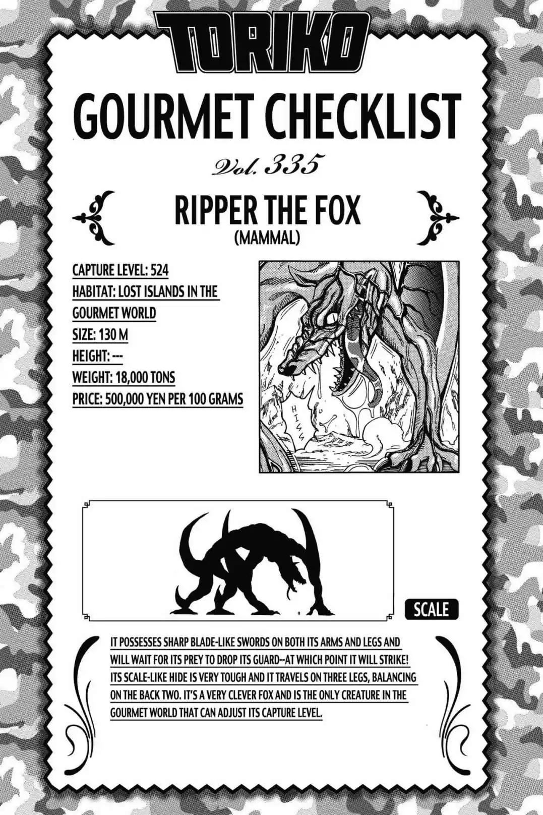Toriko Chapter 308 page 17 - Chapter 308: Vol.34 Gourmet 308: Full-Power Stride!!