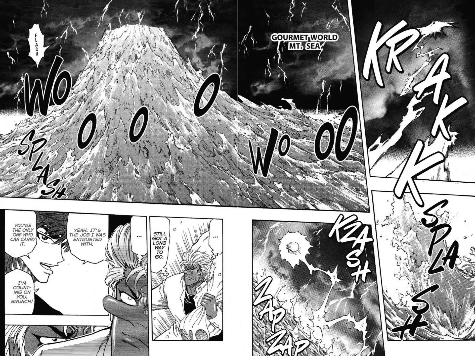 Toriko Chapter 308 page 6 - Chapter 308: Vol.34 Gourmet 308: Full-Power Stride!!