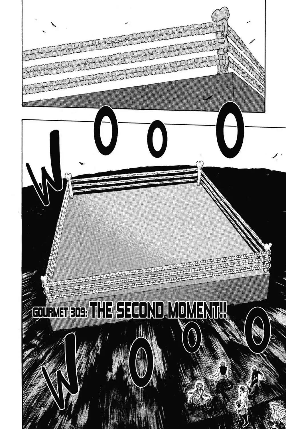 Toriko Chapter 309 page 3 - Chapter 309: Vol.34 Gourmet 309: The Second Moment!!