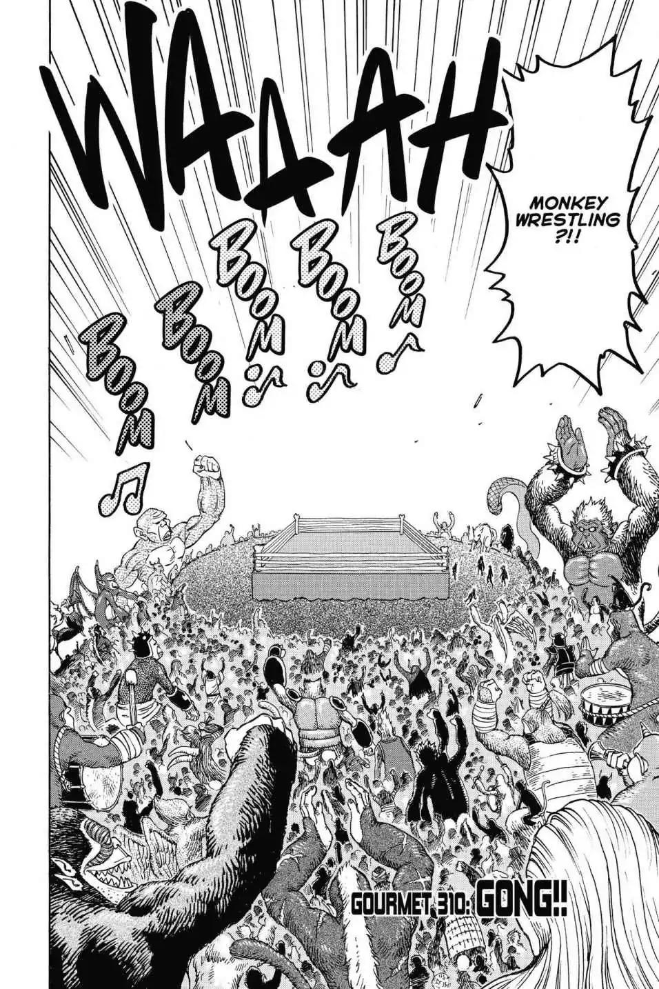 Toriko Chapter 310 page 4 - Chapter 310: Vol.34 Gourmet 310: Gong!!