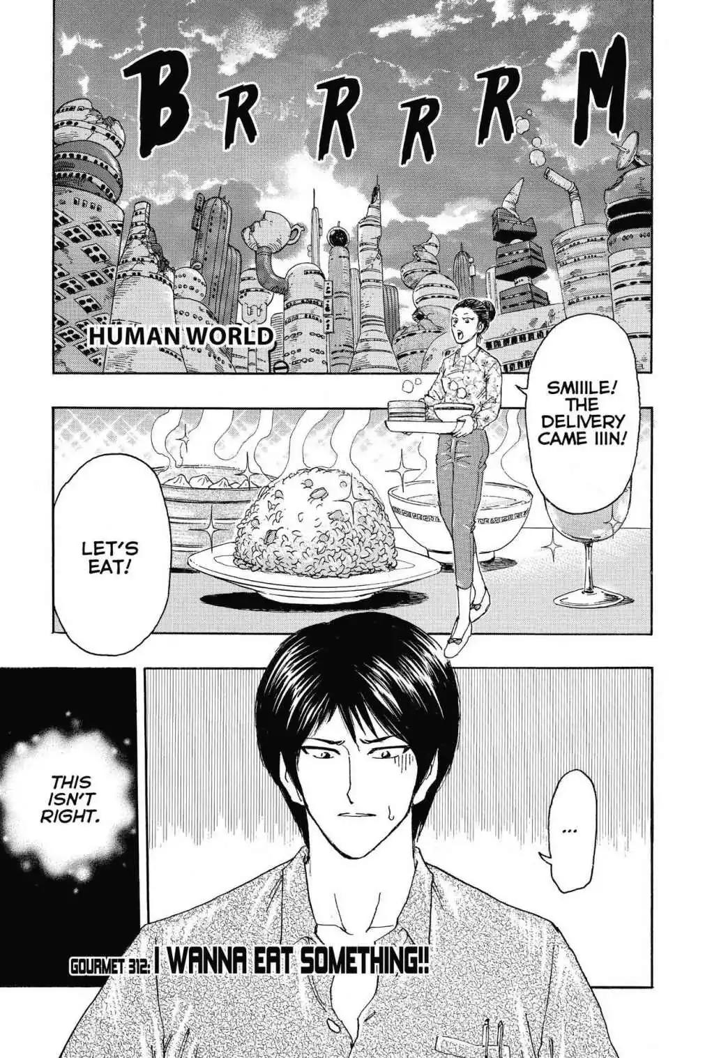 Toriko Chapter 312 page 1 - Chapter 312: Vol.35 Gourmet 312: I Wanna Eat Something!!