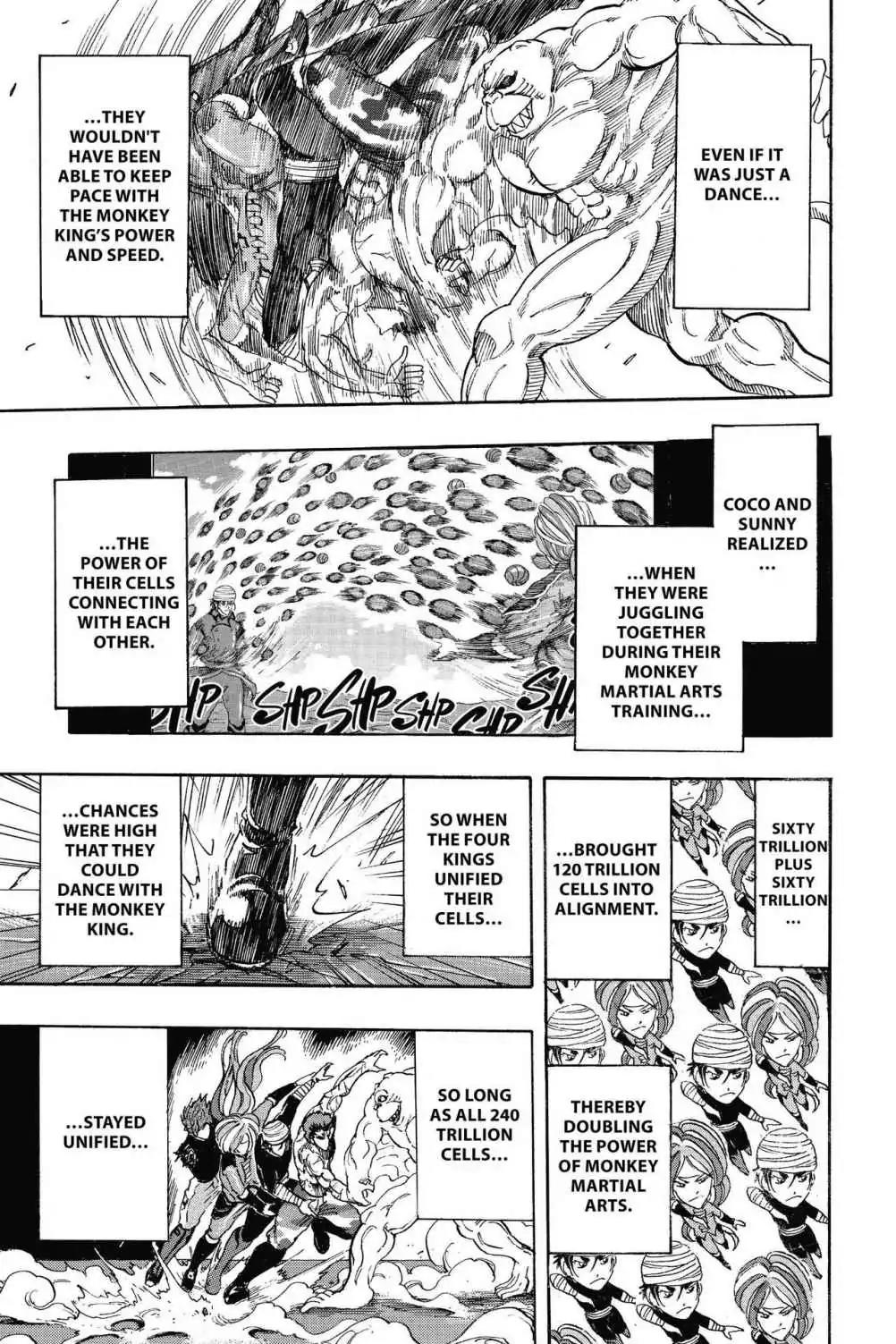 Toriko Chapter 314 page 7 - Chapter 314: Vol.35 Gourmet 314: Macaque I Have This Dance!!