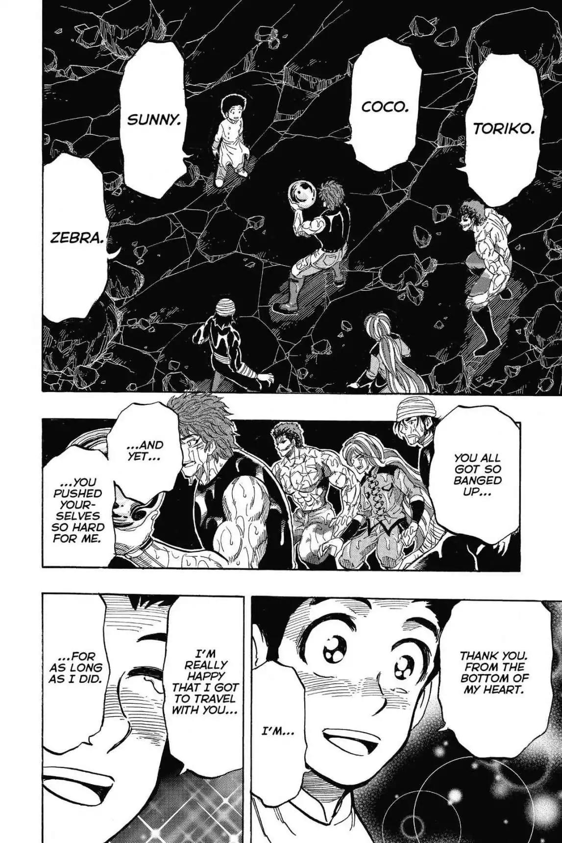 Toriko Chapter 316 page 12 - Chapter 316: Vol.35 Gourmet 316: Catch!!