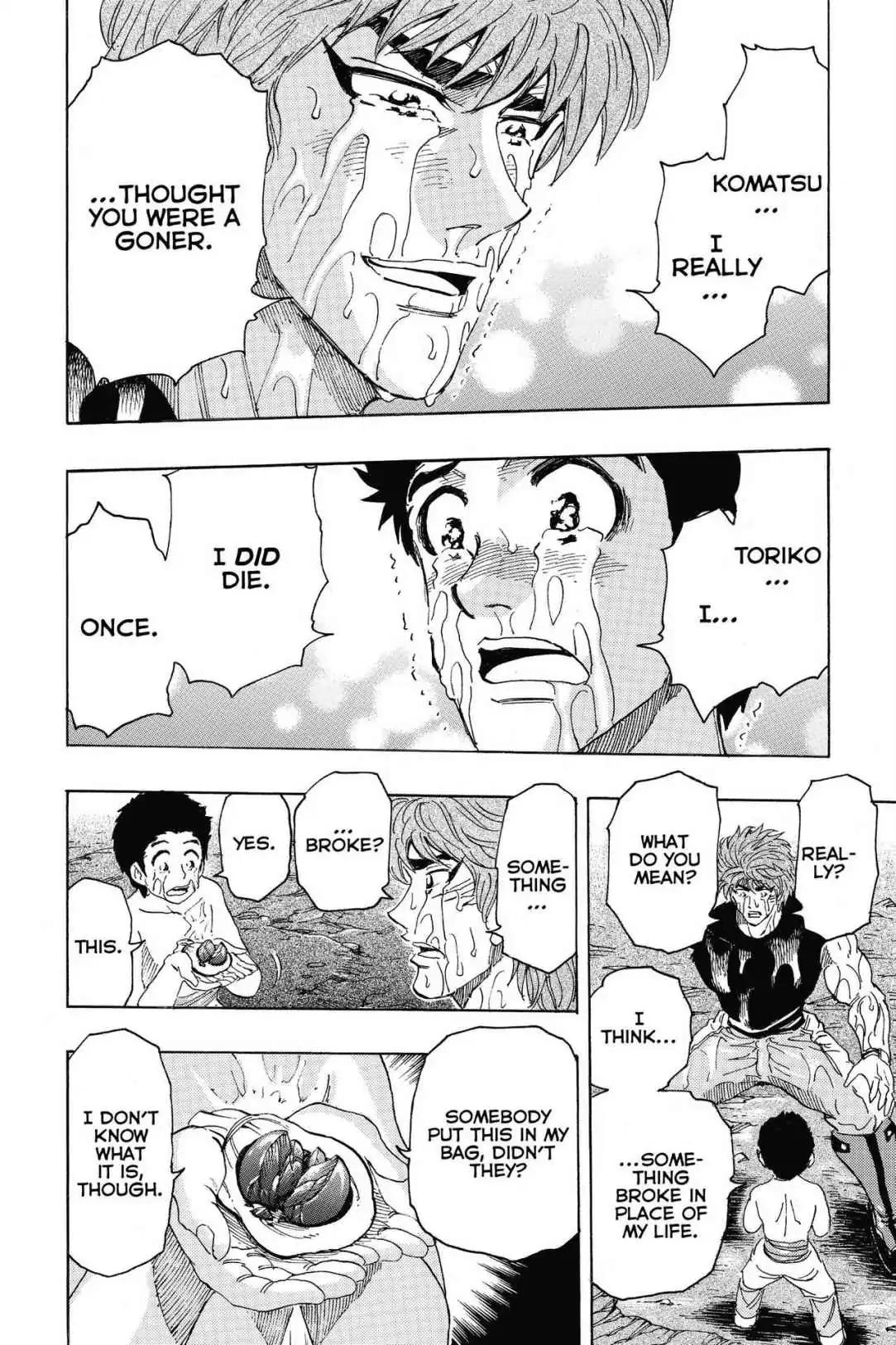 Toriko Chapter 318 page 4 - Chapter 318: Vol.35 Gourmet 318: Bawl Your Eyes Out!!