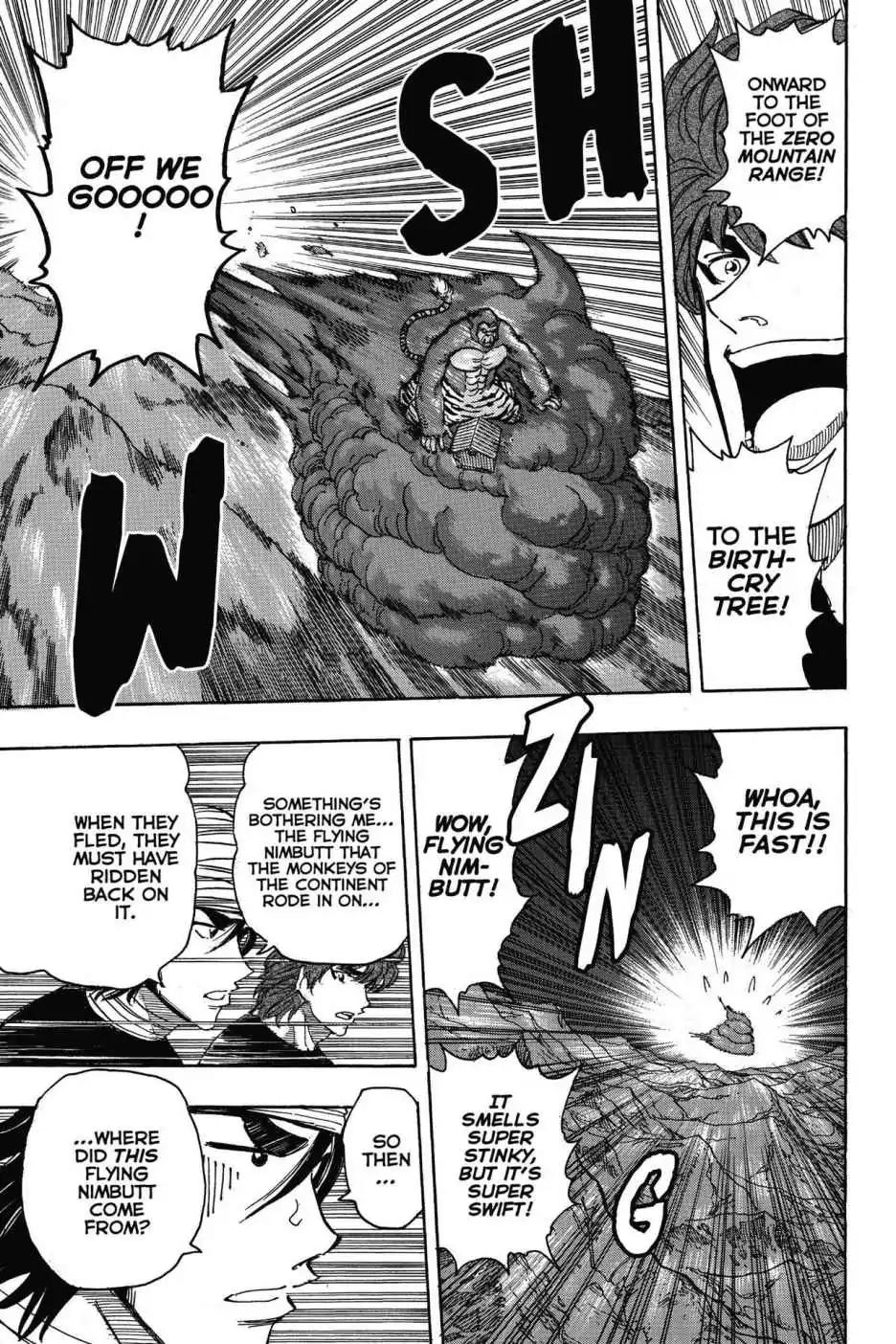 Toriko Chapter 319 page 15 - Chapter 319: Vol.35 Gourmet 319: Down the Mountain We Go!!