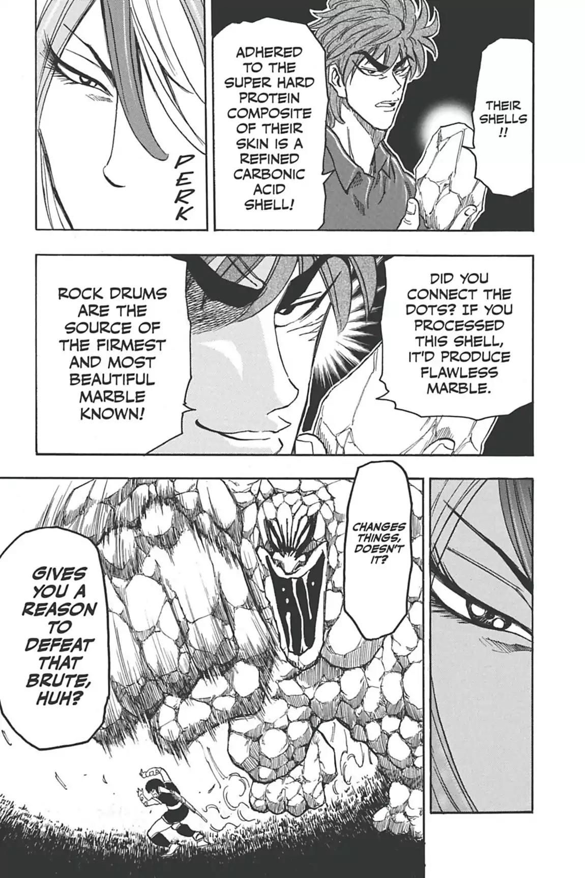 Toriko Chapter 32 page 14 - Chapter 32: Vol.4 Gourmet 32: Rock Drums!!