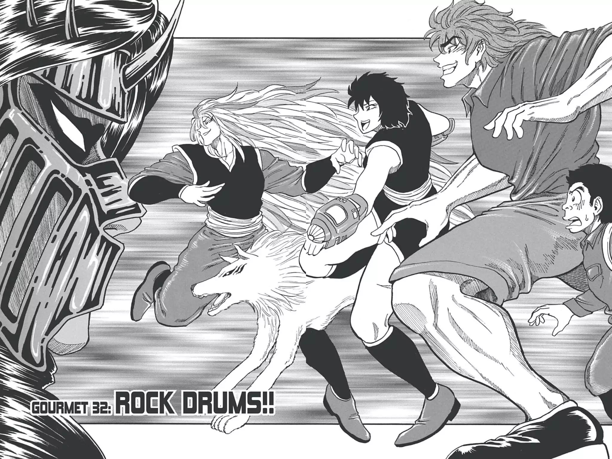 Toriko Chapter 32 page 2 - Chapter 32: Vol.4 Gourmet 32: Rock Drums!!